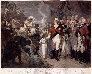 Daniel Orme Lord Cornwallis Receiving the Sons of Tipu Sultan as Hostages USA oil painting artist